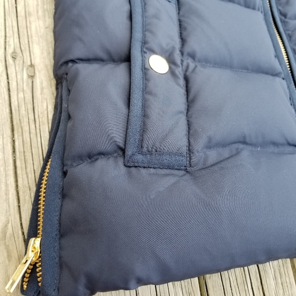 J. Crew navy down filled vest Size XXSP - Picture 2 of 6